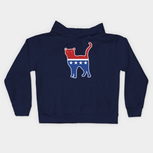 USA political CAT Kids Hoodie